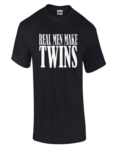 

горячая попка тройники real men make twins папа быть беременность пародия футболка casual плюс размер футболки hip hop style верхняя одежда