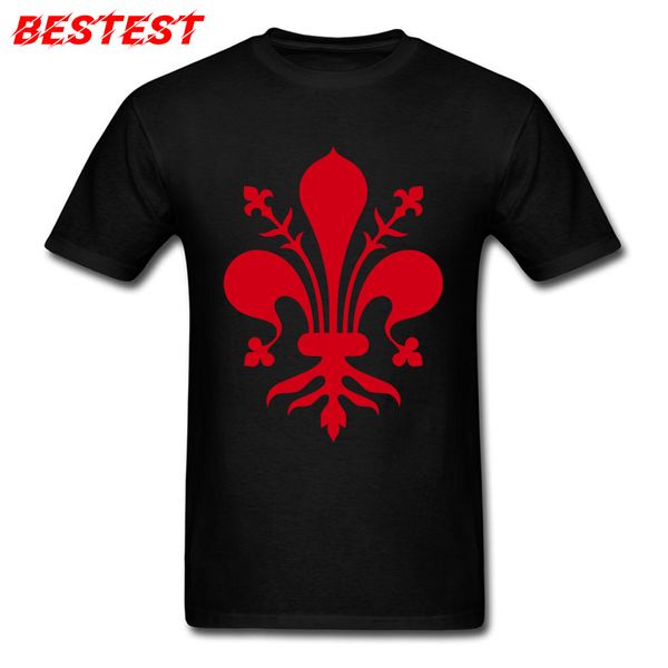 

t-shirt men tshirt florence city sign print tees black red fashion clothing 100% cotton streetwear custom shirts
