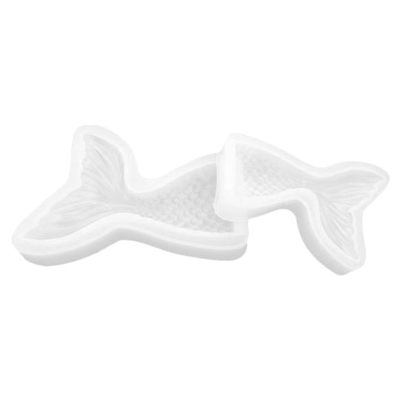 

2 шт сахар конфеты лед торт шоколадный mold силиконовые fish tail fondant mold выпечки инструменты украшения