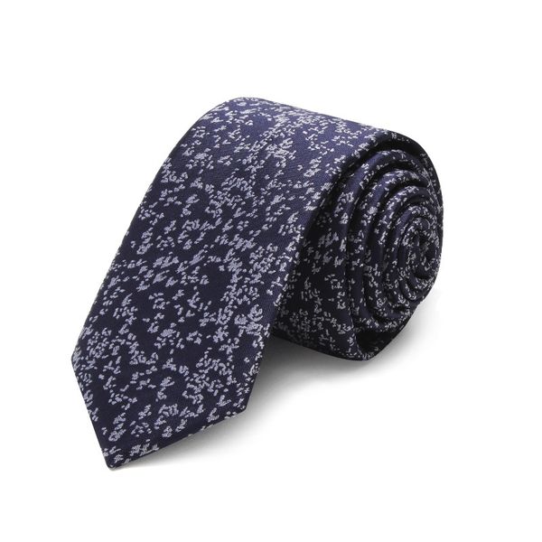 

2020 brand new fashion mens 5.5cm pattern navy blue necktie business formal suit neck tie for men with gift box, Black;gray