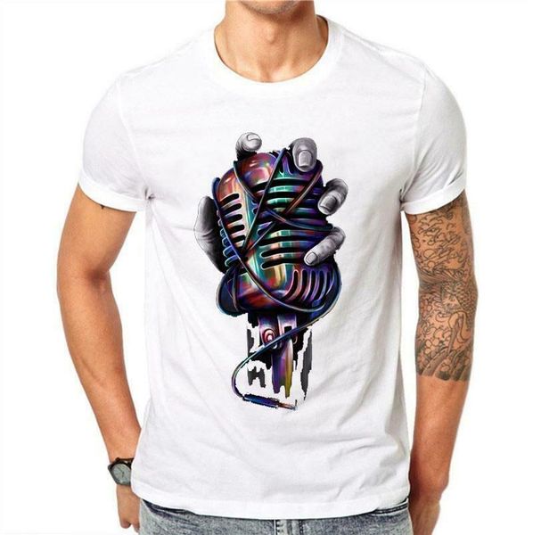 

100% cotton cool design harajuku fashion men casual t shirt printed metal microp wholesale tee custom environtal printed tsh