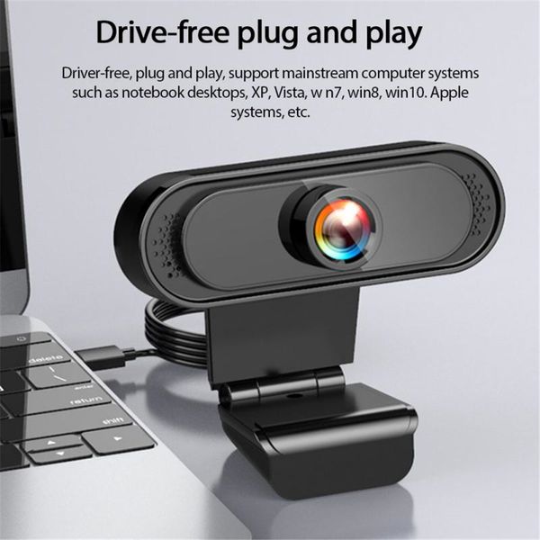 Echte USB 2.0 Full HD 1080P Webcam Digitalkamera Web Cam mit Mircophone für PC Computer-Laptop-Autofokus-Webcam-Kamera