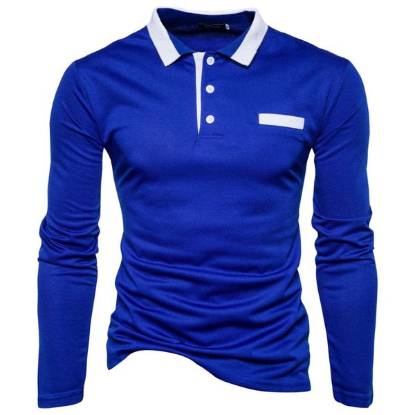 

2020 luxury fashion mens designer polo shirts men t shirt mans long sleeves men's clothing pocket leisure time men's tees e9121, White;black