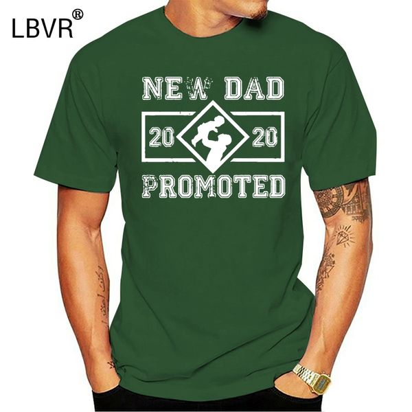 

мужчины футболка новый папа 2020 назначен папа отец tshirts женщины футболку