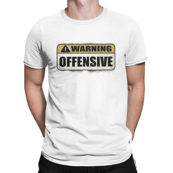

творческое предупреждение наступление футболки для мужчин crewneck cotton t shirt как видно из lockout с коротким рукавом майка плюс размер