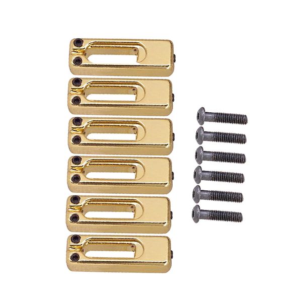

6 pieces tremolo bridge saddles for electric guitar replacement parts