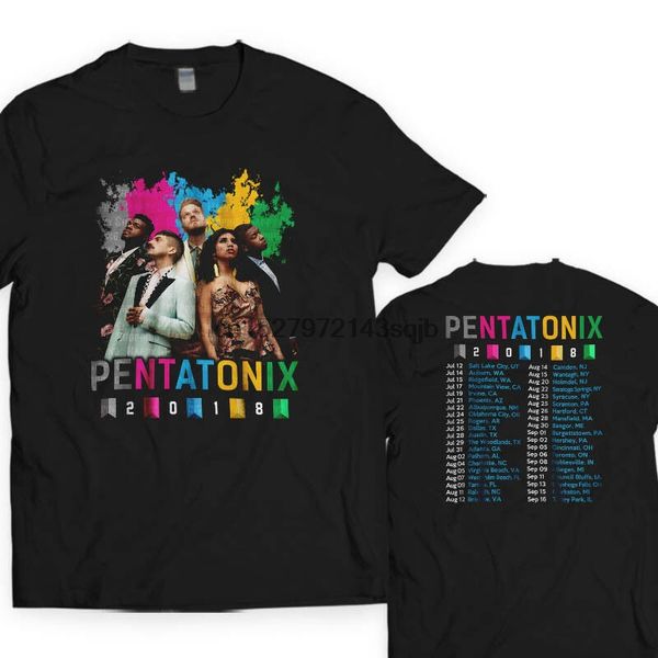 

pentatonix tour 2018 t shirt men's s - 3xl