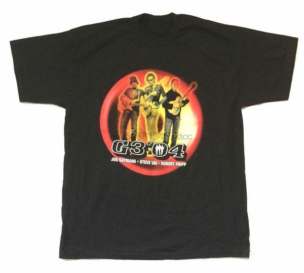 

joe satriani g304 2004 europe uk tour robert fripp steve vai shirt new breathable tee shirt