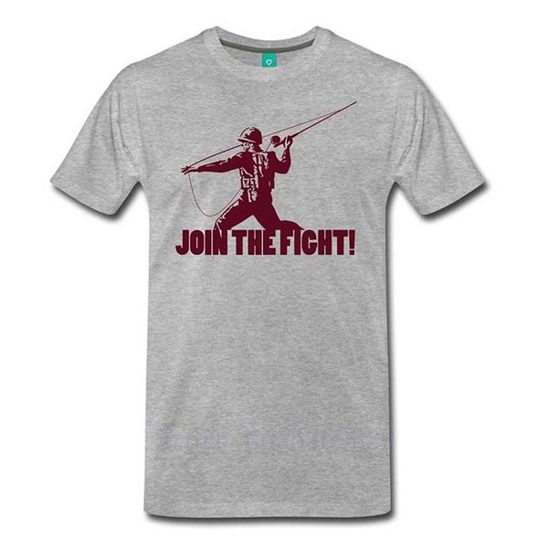 

fly fishinger join the fight men's premium tshirt black tee t-shirts cotton tee shirt cotton hight quality man t shirt