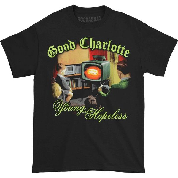 

good charlotte men young and hopeless t-shirt black