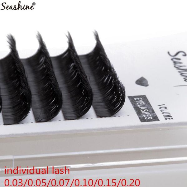 

seashine faux mink eyelash extension supplies individual lash natural soft classic lash 0.03-0.25 thickness eyelashes extension