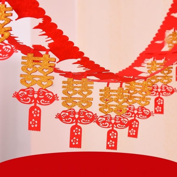 

new knot supplies creative wedding room layout wedding decoration fabric gold non-woven non-woven tie xi-shaped flower ribbon xiy8p
