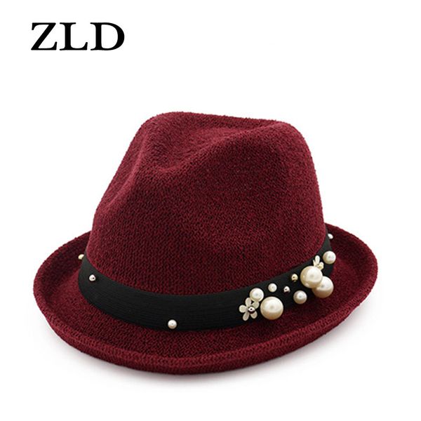 

stingy brim hats zld summer straw sun hat pearl visor trilby jazz women chapeau femme male fedora beach windproof, Blue;gray