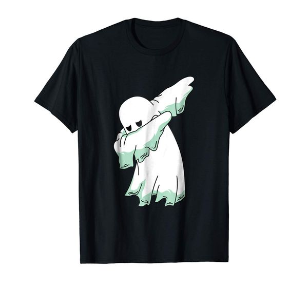 

ghost halloween funny dab dance costume t-shirt sale 100 % cotton t shirt for boys o-neck shirts