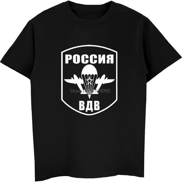 

russian airborne special force t-shirt fashion men cotton tshirt casual male hip hop tees harajuku streetwear fitness shirt