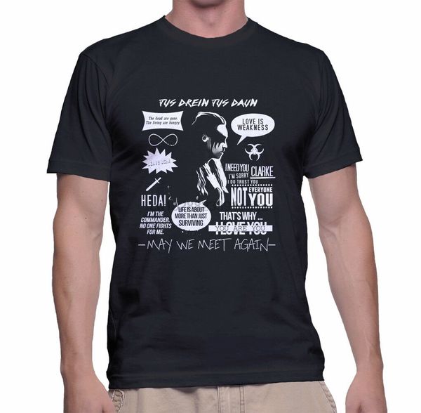 

commander lexa-heda-the100-clea t-shirts summer streewear sizes-3xl