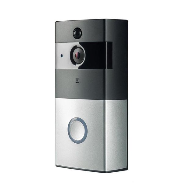 

m1 wifi video doorbell wireless intercom night vision door phone ring bell camera for 720p 1.0mp hd apartments pir alarm security 10pc/lot
