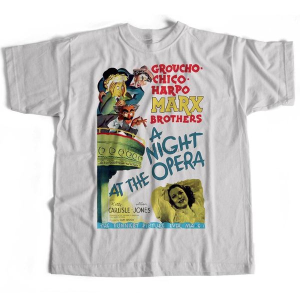 

the marx brothers t shirt - a night at the opera poster cult film queen custom printed tshirt hip hop funny tee2019 tees
