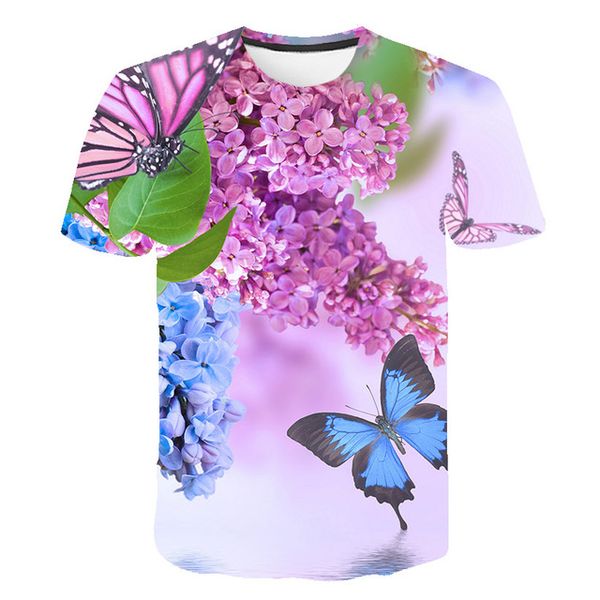 

abstract 3d crystal flowers fashionable man 3d print shirts kawaii graphic humor men clothing