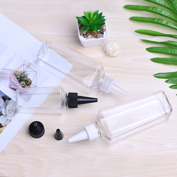 

storage bottles & jars 24pcs 100ml 150ml 200ml 250ml clear round empty plastic with pointed mouth cap diy pet containers cream
