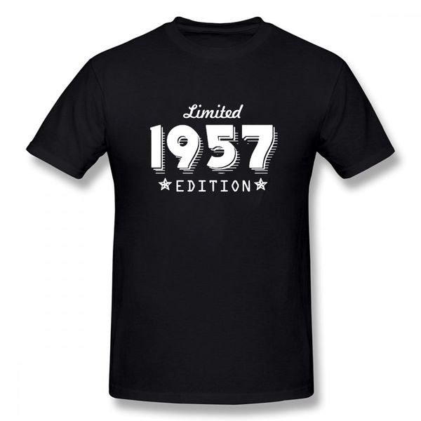 

1957 limited edition t-shirt fashion funny birthday cotton short sleeves t shirts causal o-neck tees hip hop oversized
