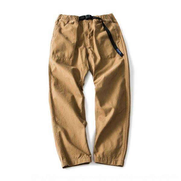 

fashion brand casual loose chinos trousers straight sanding youth men's pants men's pants uoaga, Blue
