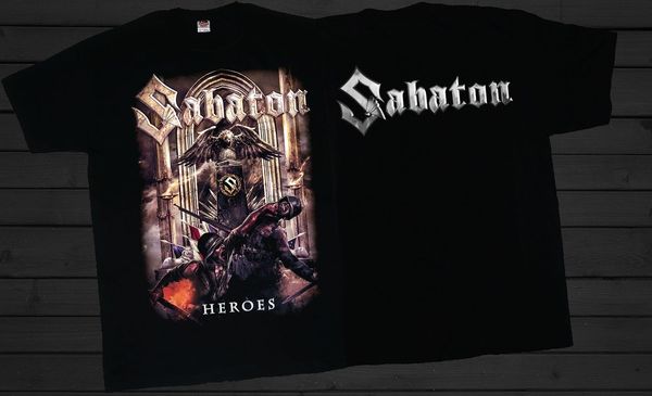 

sabaton-heroes- питание металл-powerwolf-accept футболка лето коротких рукава хлопок футболка мода
