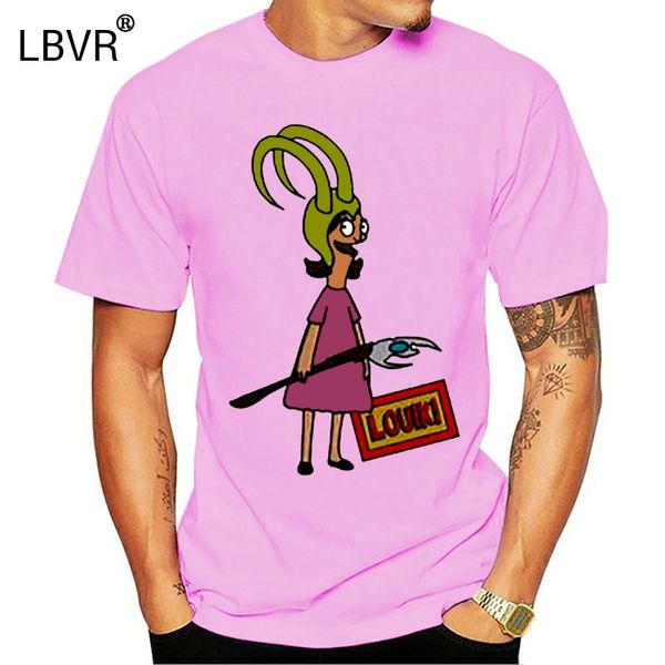 

louiki louise belcher loki bob burger funny black t-shirt thor end game new funny tee shirt