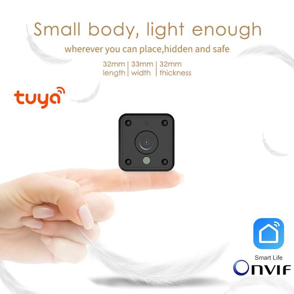 

graffiti smart camera tuya wifi battery camera home hd surveillance camera wireless mini wifi 720p ip cam cloud storage