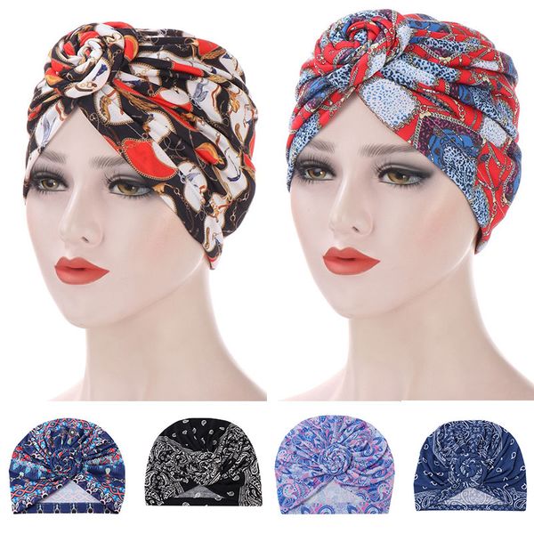 Nuovo Pieghettato Cappello Turbante Musulmano Per Le Donne Cofano Islamico Interno Hijab Caps Arabo wrap Testa Sciarpe Femme Musulman Turbante Mujer