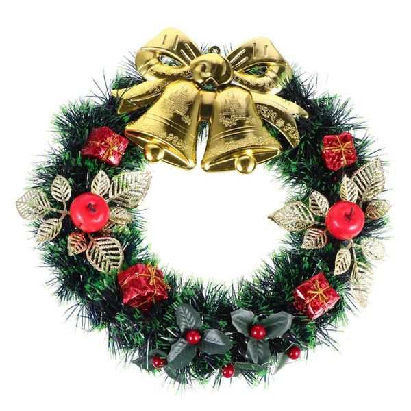 

1pc christmas decorative wreath door wreath xmas decoration (assorted color