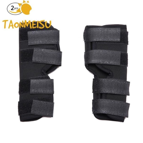 

dog apparel 2 pcs back leg brace pet protector injury fixed knee pads feet cover
