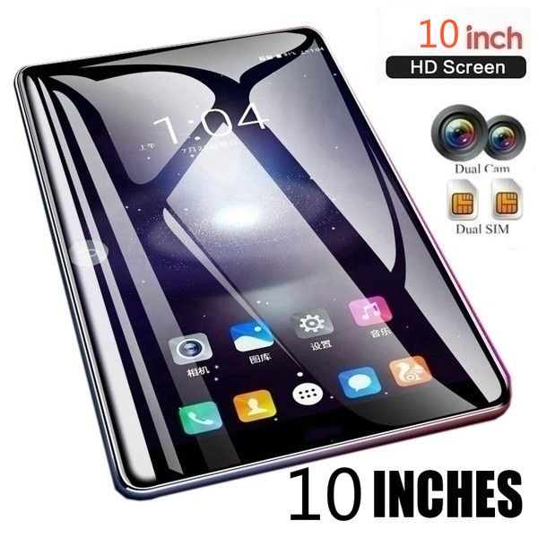 

tablet pc 10 inch ten core 4g network wifi 6g+128gb android 8.0 arge 1280*800 ips screen dual sim camera rear 5 mp