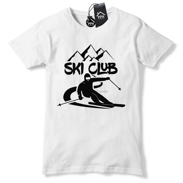 

лыжный клуб лыжи горные тенниска mens womens ski layer сноуборд tshirt лыжи 497