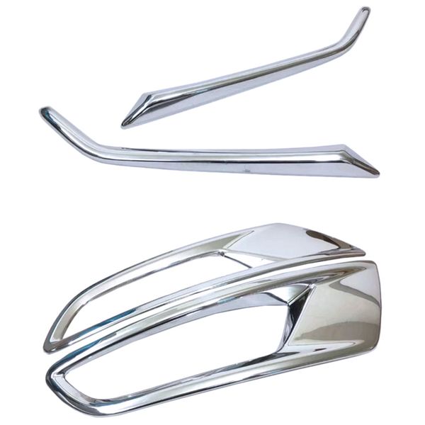 

for cx-3 cx3 2020 2020 accessories front rear fog lights cover frame trim abs chrome exterior decoration