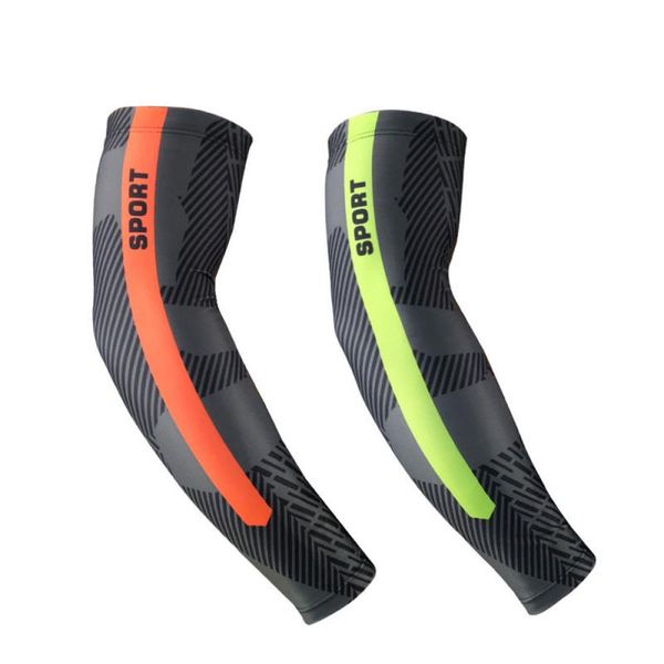 

basketball sport arm sleeve bike armguards quick dry uv protectin running elbow support arm fitness elbow pad outdoor cycling, Black;gray