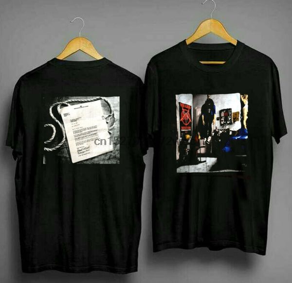 

slayer og 1988 hanging boy chirt vintage tour south of heaven mandatory suicide t-shirt t shirt great quality funny man cotton