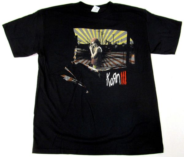 

korn miss sunshine t-shirt concert tour 2010 tee 2sided men xl black new