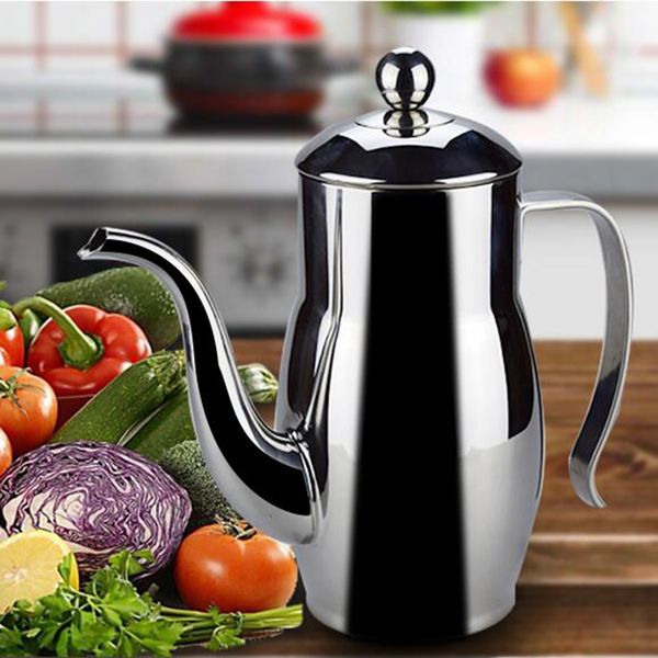 

stainless teapot water kettle pitcher juice jug coffee pot 1.5l/2l silver