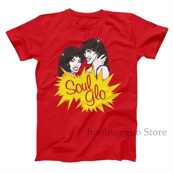 

soul glo soul glow randy watson coming to america red basic men's t-shirt 100% cotton men t shirt women tee