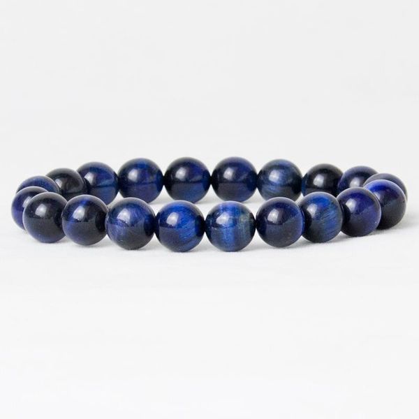 

6/8/10/12mm gorgeous blue tiger eye bracelets for men women natural tiger eye stone beads bracelet buddha bracelets unisex, Black