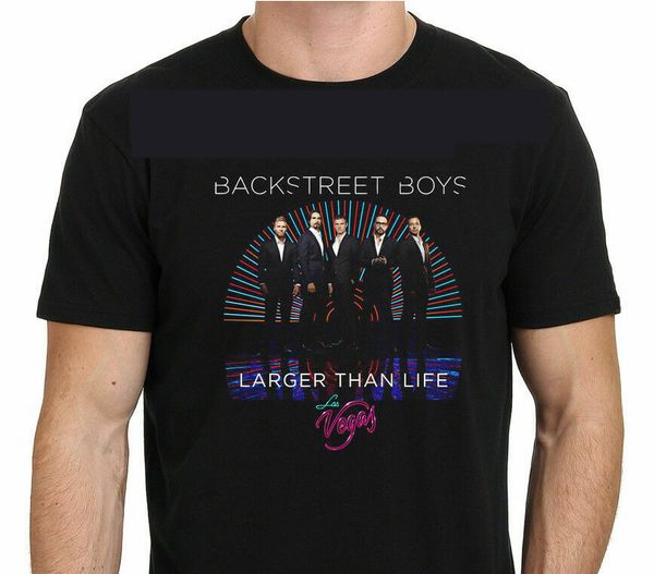 

backstreet boys more than life las vegas tour black t-shirt mens t shirts short sleeve trend clothing tee plus size