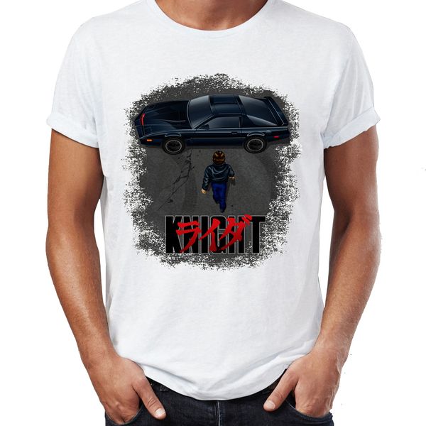 

men's t shirt knight rider akira awesome artwork printed tee