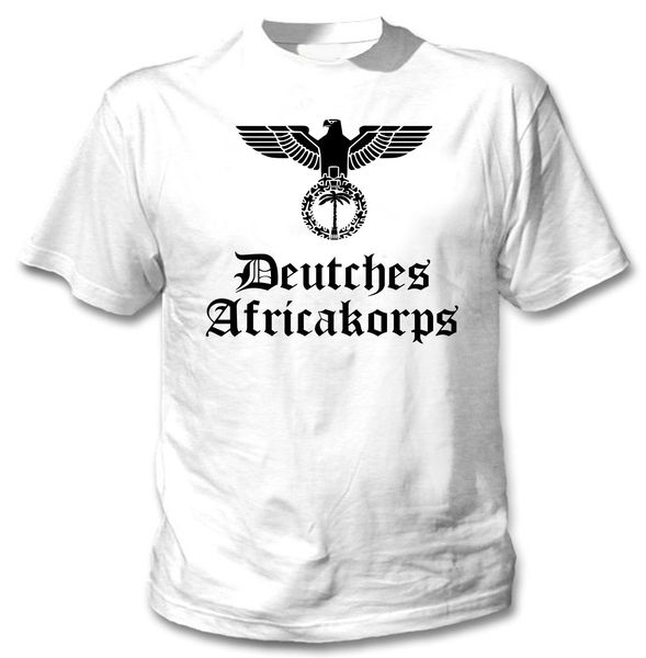 

2019 new summer cool t-shirt german africakorps wwii - new white cotton tshirt