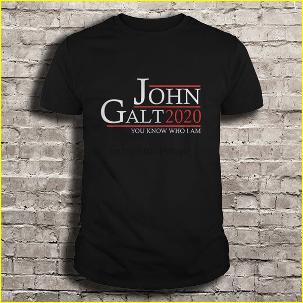 

мужчины футболка john galt 2020 женщин футболка