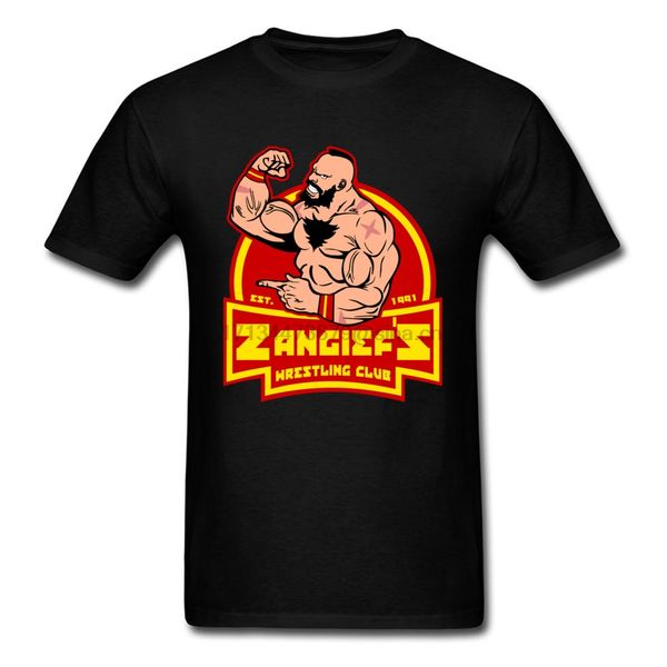 

zangiefs wrestling club summer pure cotton crew neck tees short sleeve summer tee shirts fashion casual tshirt(1