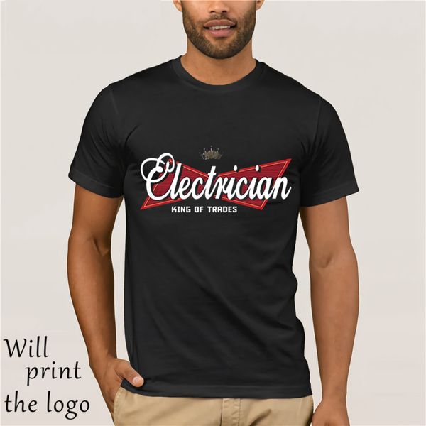 

electrician king of trades t shirt