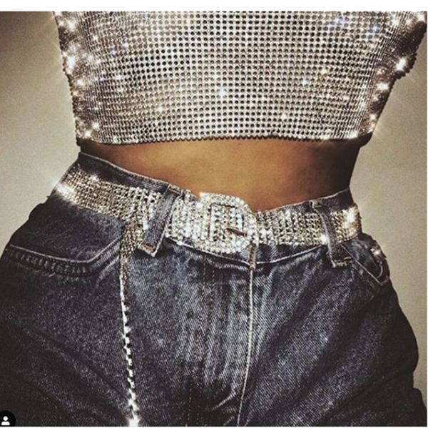

5 ряды серебро золото rhinestone талия ремни женщины металлический сплав пряжка pin жан пант ремни blingbling кристалл пояс пояс, Black;brown