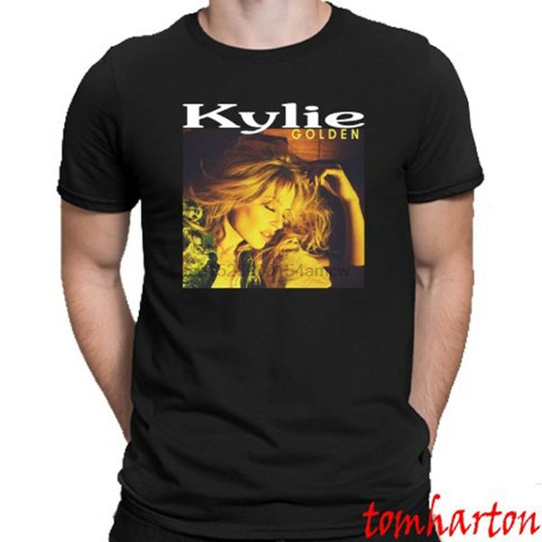 

kylie golden tour logo men's black t-shirt size s m l xl 2xl 3xl