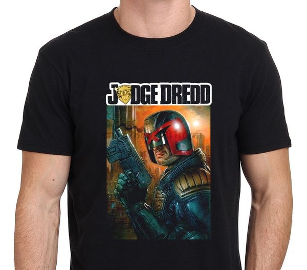 

fashion judge dredd art custom mens t-shirt sizes-m-l-xl-xxl hipster o-neck cool